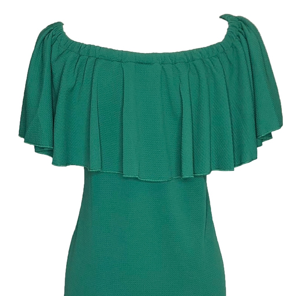 Lularoe Nwt Flounce Ladies CiCi Green Dress XL